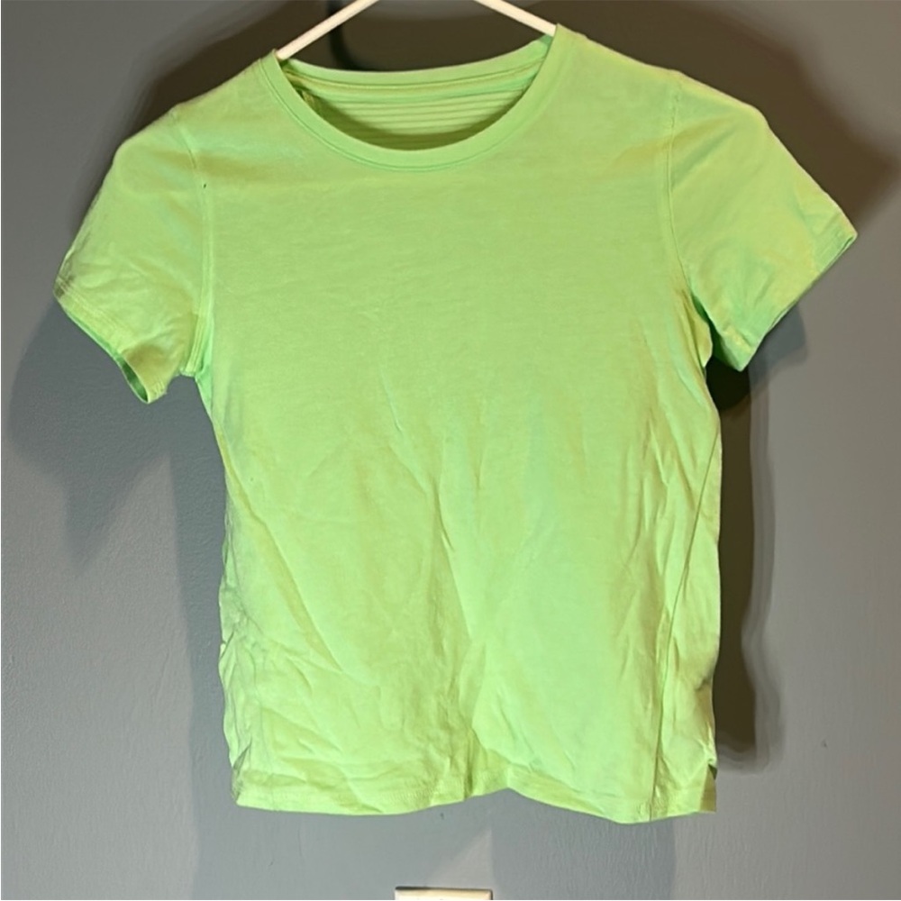 Green t shirt size 10 girls kids